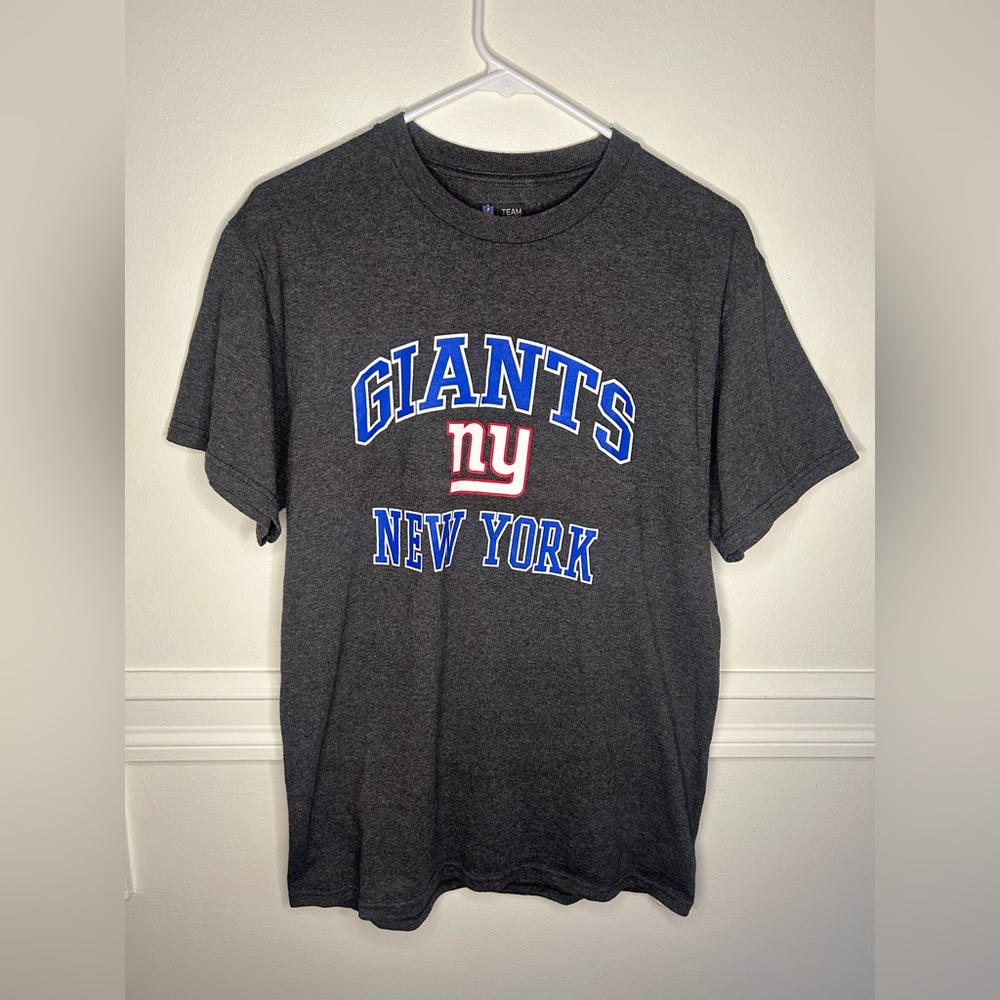 NFL Team Apparel New York Giants Graphic T-Shirt Men’s Gray Size M